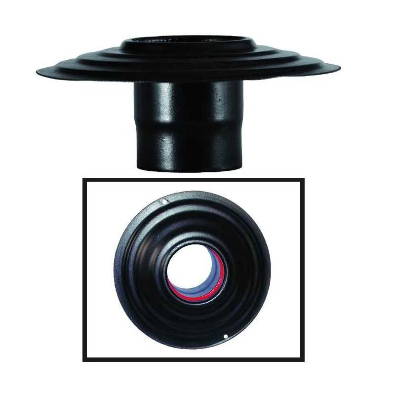 Rosone per Tubi Pellet Innesto+Guarnizione cm. 8-23