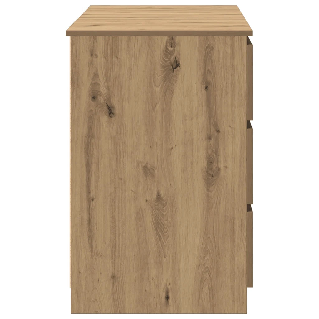 Scrivania | Tavolo da Ufficio Rovere Artigianale 140x50x77 cm in Legno Multistrato