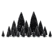 Alberi di Pino Innevati per Villaggio di Natale Raccolta Natalizia 21 Pz Lemax