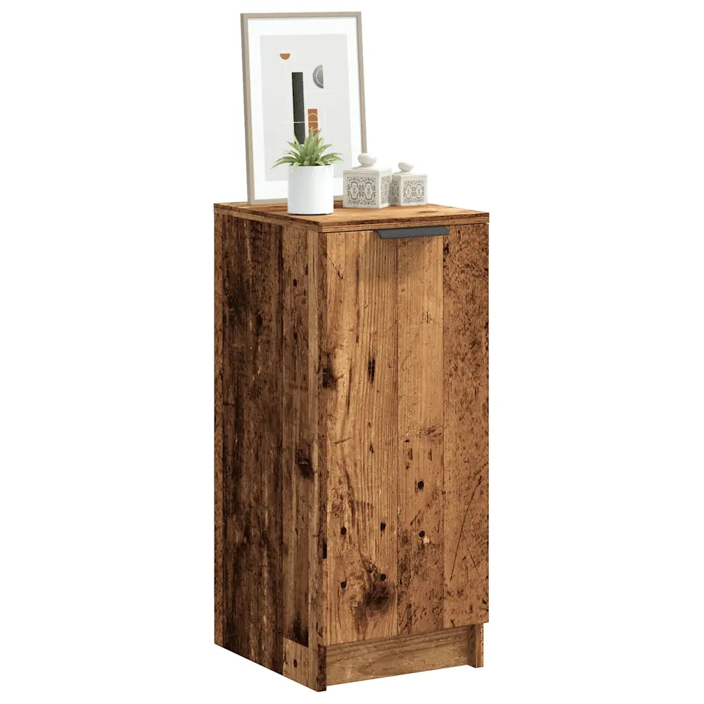 Scarpiera Legno Vecchio 29,5x35x70 cm in Legno Multistrato 856987