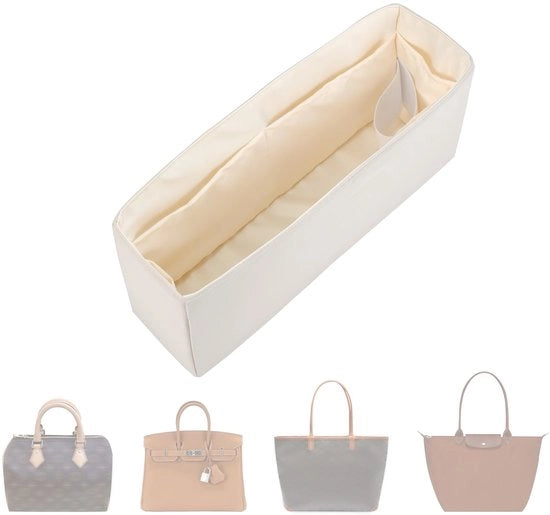 Organizzatore per tas. Disegno multi-borsa, pieghevole, realizzato in nylon e seta, liscio e soffice come la seta, adatto per molti tassi (Slender Large-Craie).