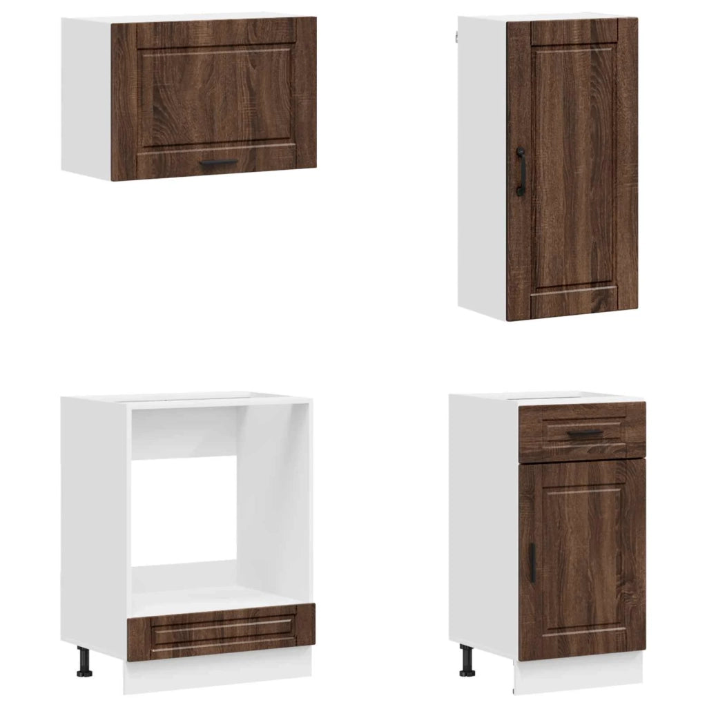 Unità Cucina PORTO 8 pcs Rovere Marrone Legno ingegnerizzato 3438180