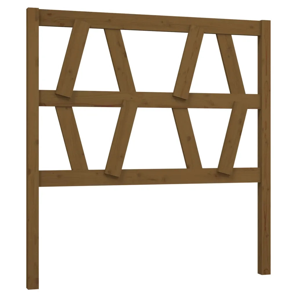 Testiera | Testata per Letto ambra 81x4x100 cm in Legno Massello di Pino