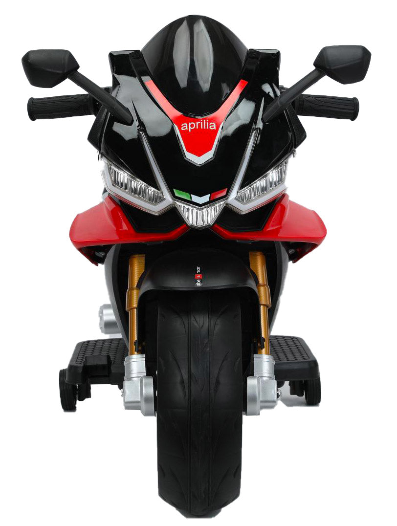 Moto Elettrica per Bambini 24V con Licenza Aprilia RSV4 BIG Nera