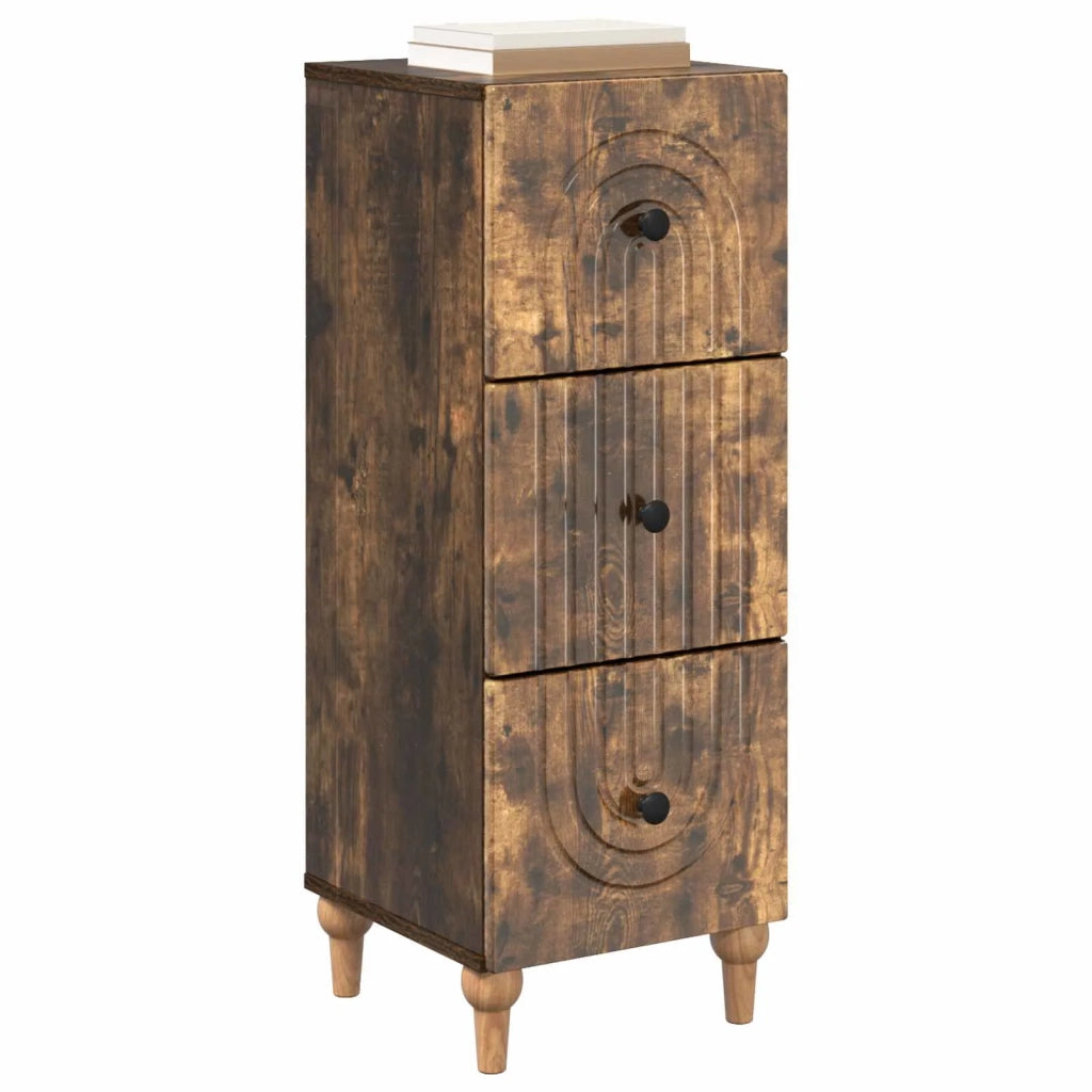 Mobile con Cassetti Rovere Fumo 33 x 34,5 x 90 cm 894160