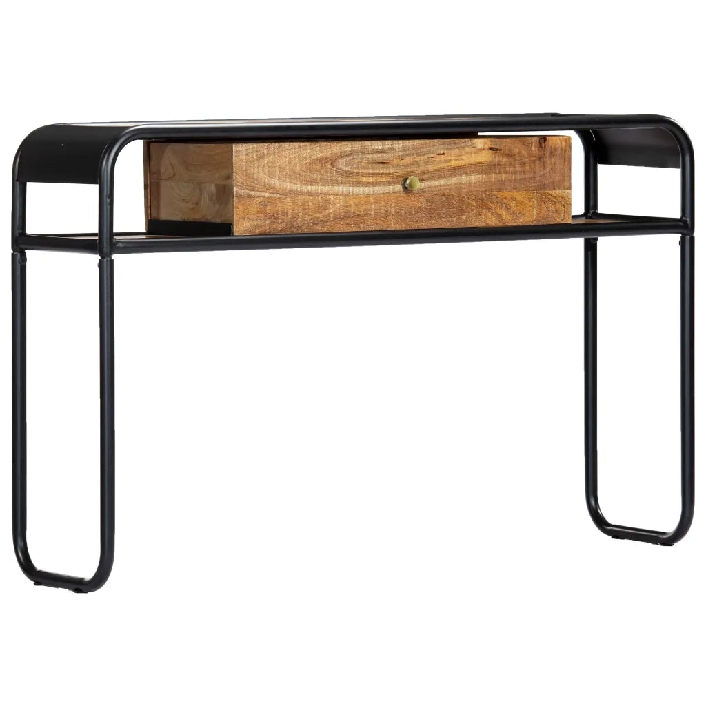 Tavolo Consolle | Tavolo d'Ingresso 118x30x75 cm in Legno Massello di Mango