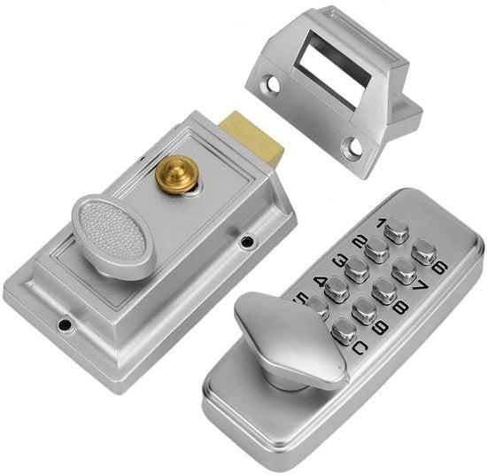 Codicelettrico Plus - Zinklegering Toletta Deurknop Porta - Sicurezza Buitendeur - Wachtwoordbeveiliging - Facile da installare
