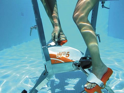 Cyclette Aquabike Fitness WR5 Ultra Sport con telaio in acciaio AISI 316