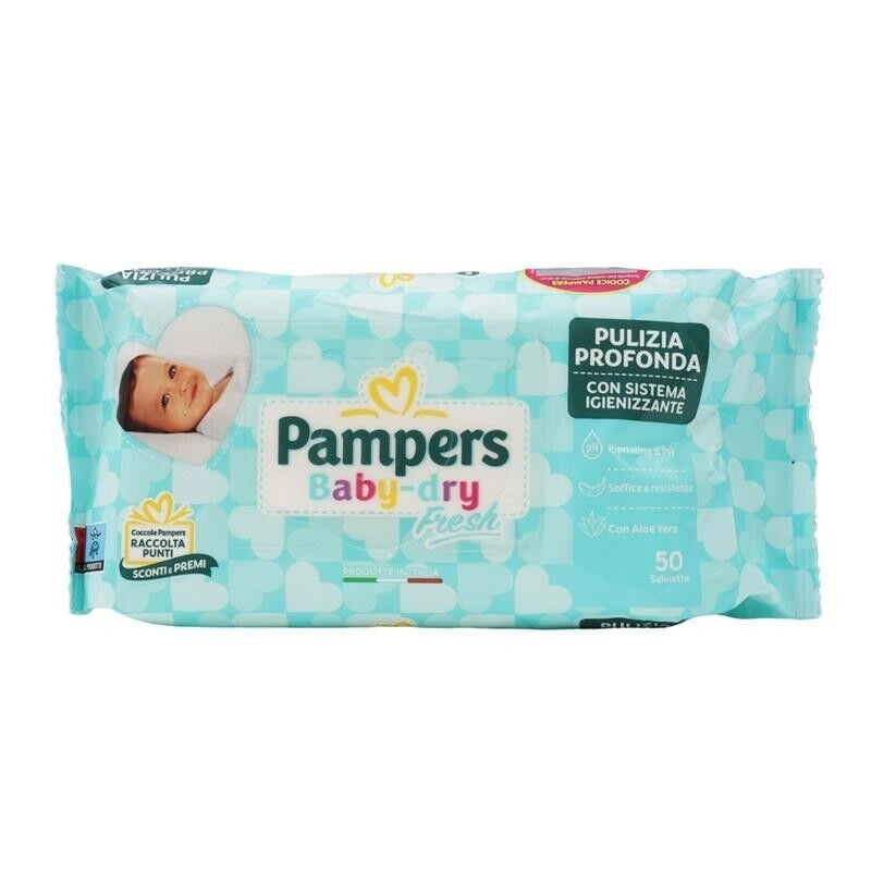 PAMPERS SALVIETTE UMIDIFICATE BAMBINI BABY FRESH 150 PZ