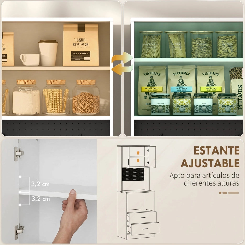 Mobile Cucina con Ante e Cassetti ¨C Zephmum ¨C Bianco