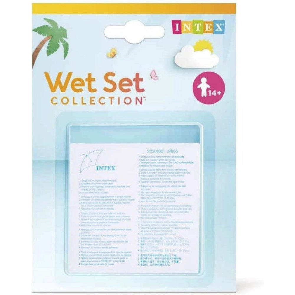 Trade Shop - Kit 6 Pz Toppe Di Riparazione Patch Gonfiabili Piscina In Plastica Adesiva 59631 -