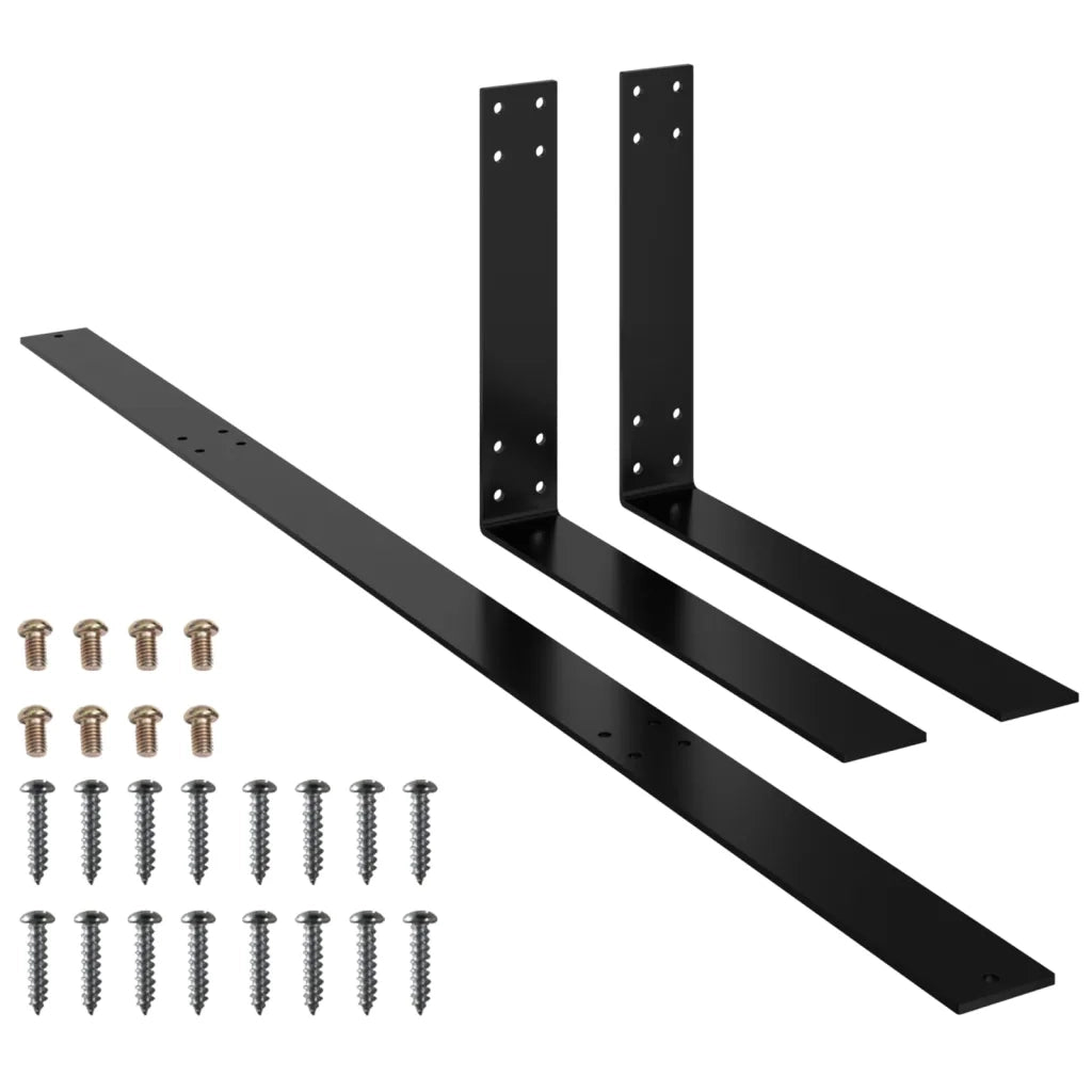 Schienale per Divano a Pallet Nero 110 cm in Ferro CFW9381695