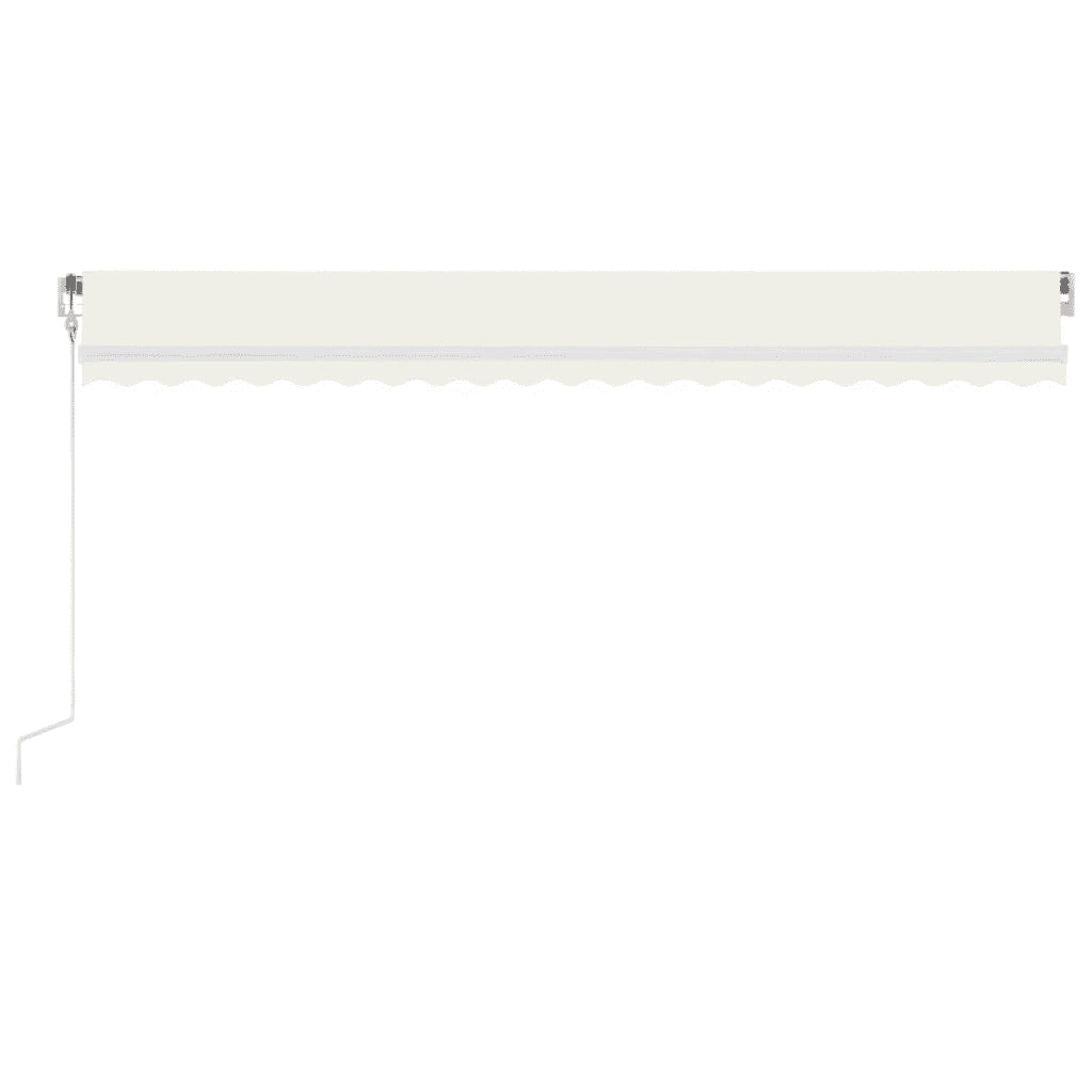 Tenda da Sole Retrattile Automatica 500x350 cm Crema