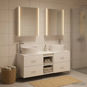 Set di mobili per il bagno 5 pcs Bianco 3407087