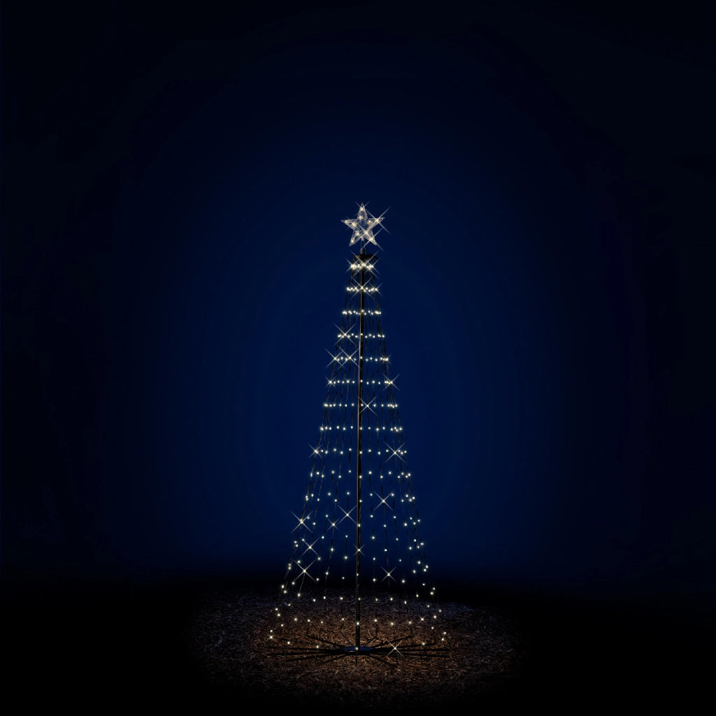 Alberi da esterno con luci danzanti 3D H 180 80 cm