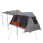 Tenda a tunnel Grigio e arancione 400 x 278 x 182 cm