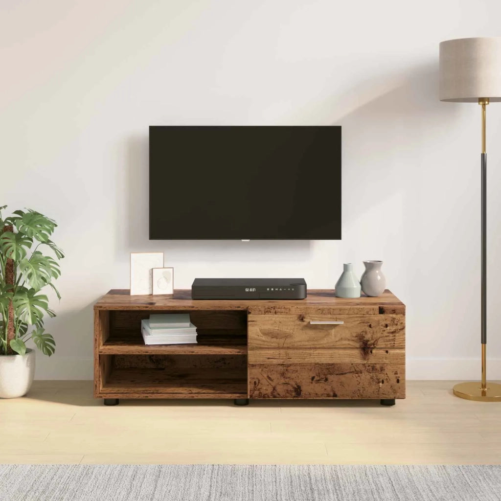 Armadio in Legno con cassetto Legno vecchio 100,5 x 39 x 30 cm