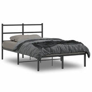 Giroletto con Testiera in Metallo Nero 120x190 cmcod mxl 134506