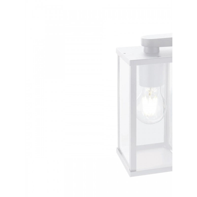 Paletto in pressofusione di alluminio. colore bianco goffrato 20xh.60 cm