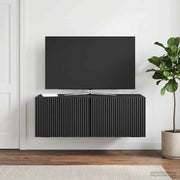 Mobile Porta TV da Muro Nero 78,5 x 31 x 30 cm 898546