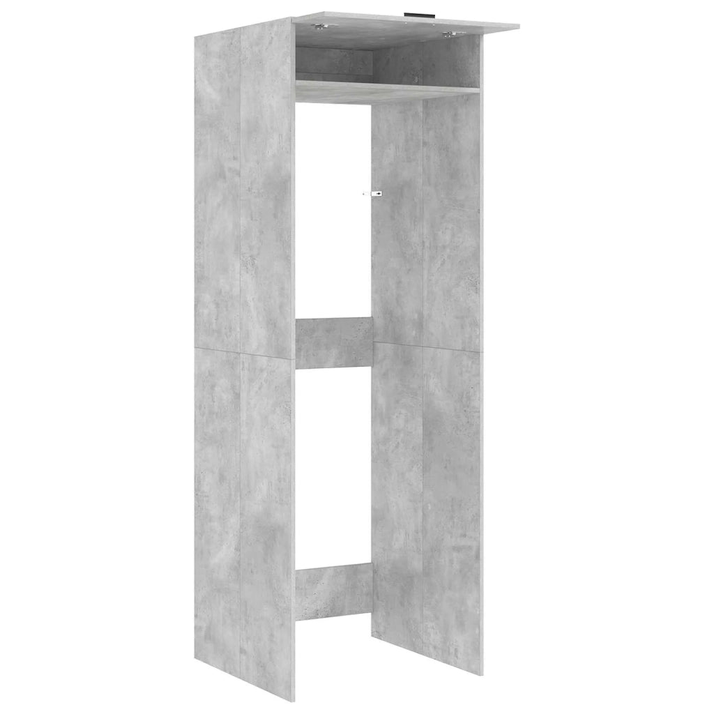 Mobiletto per lavatrice Calcestruzzo 67,5 x 68 x 200 cm 3422787