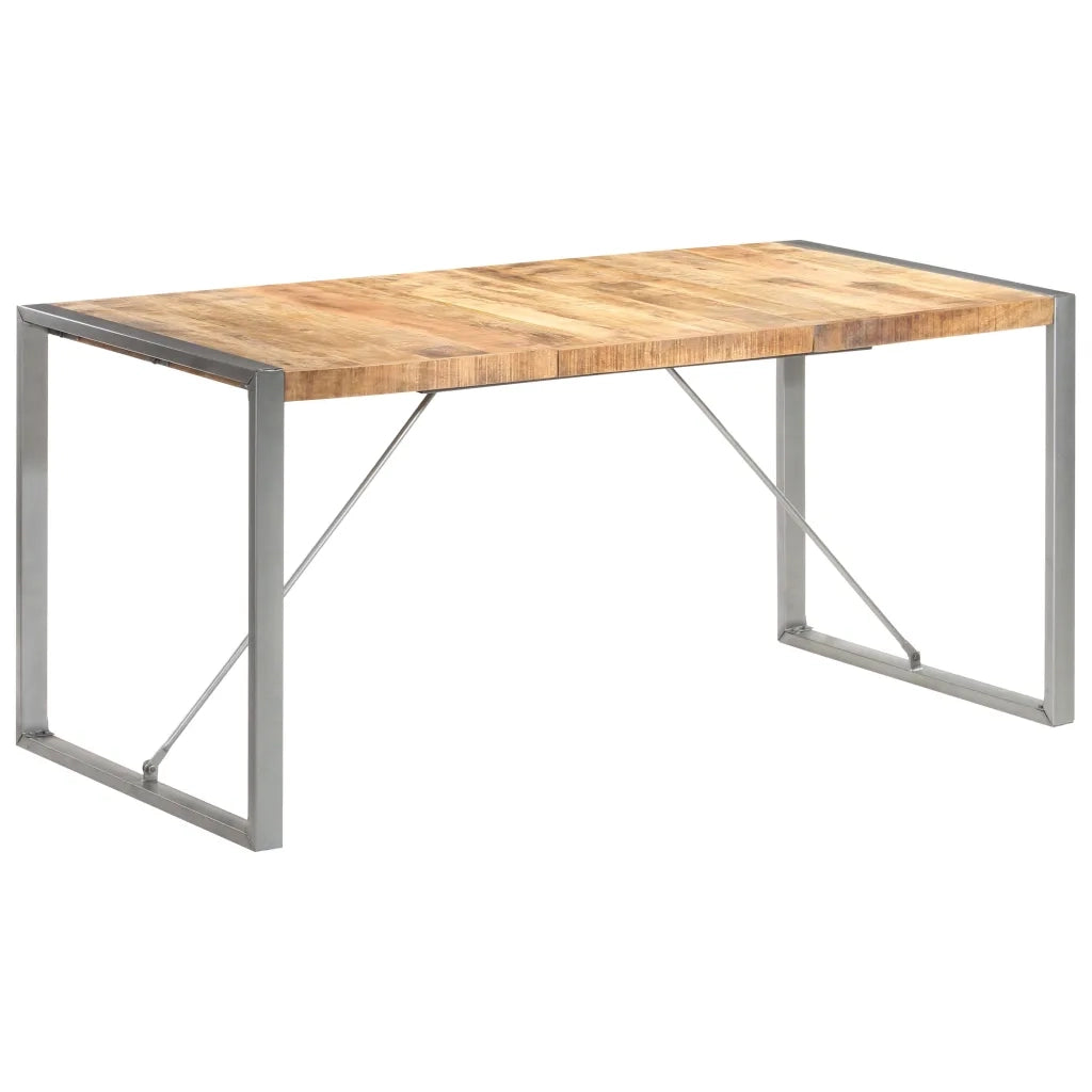Tavolo da Pranzo 160x80x75 cm in Legno Massello di Mango