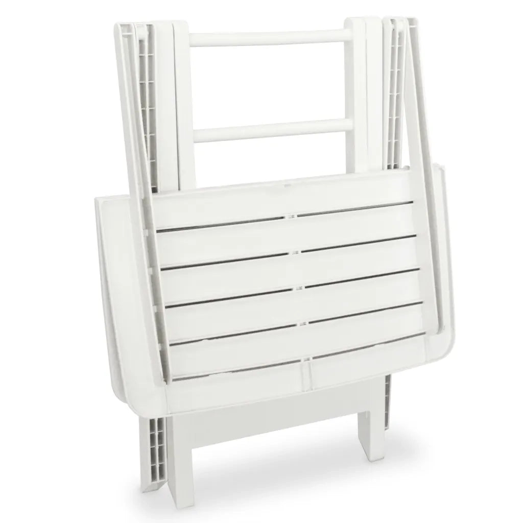 Set da Bistrot 3 pz | Set Salotto da Giardino in Plastica Bianco