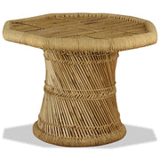 Tavolino da Salotto in Bambù Ottagonale 60x60x45 cm 244219