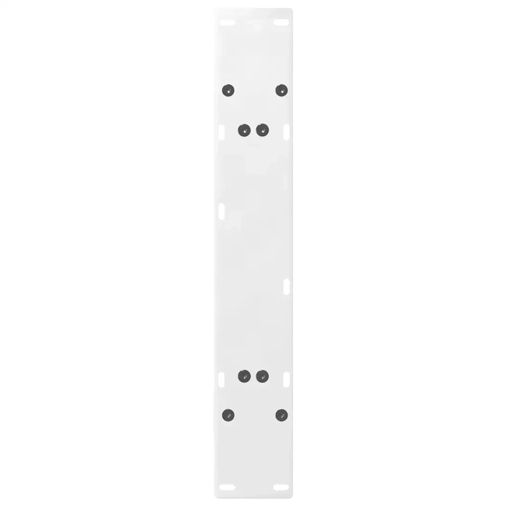 Gambe per tavolo da pranzo a forma di A 2 pz bianche 80x(72-73) cm in acciaio 4012857