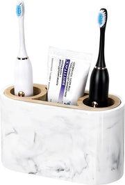 Organizzatore per Spazzola da Denti, Dentifricio, Rasoiere e Pettorinella - Inchiostro Bianco