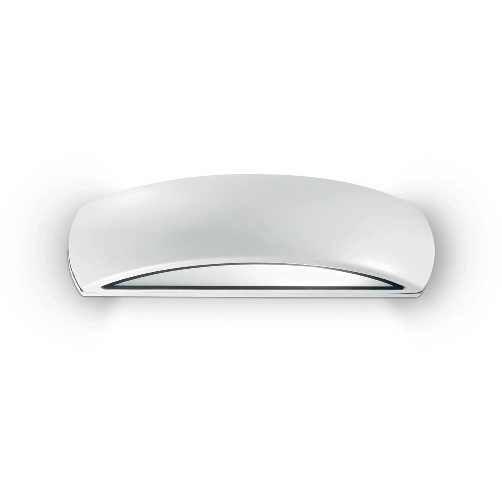 Applique Moderna Giove Alluminio Bianco 1 Luce E27