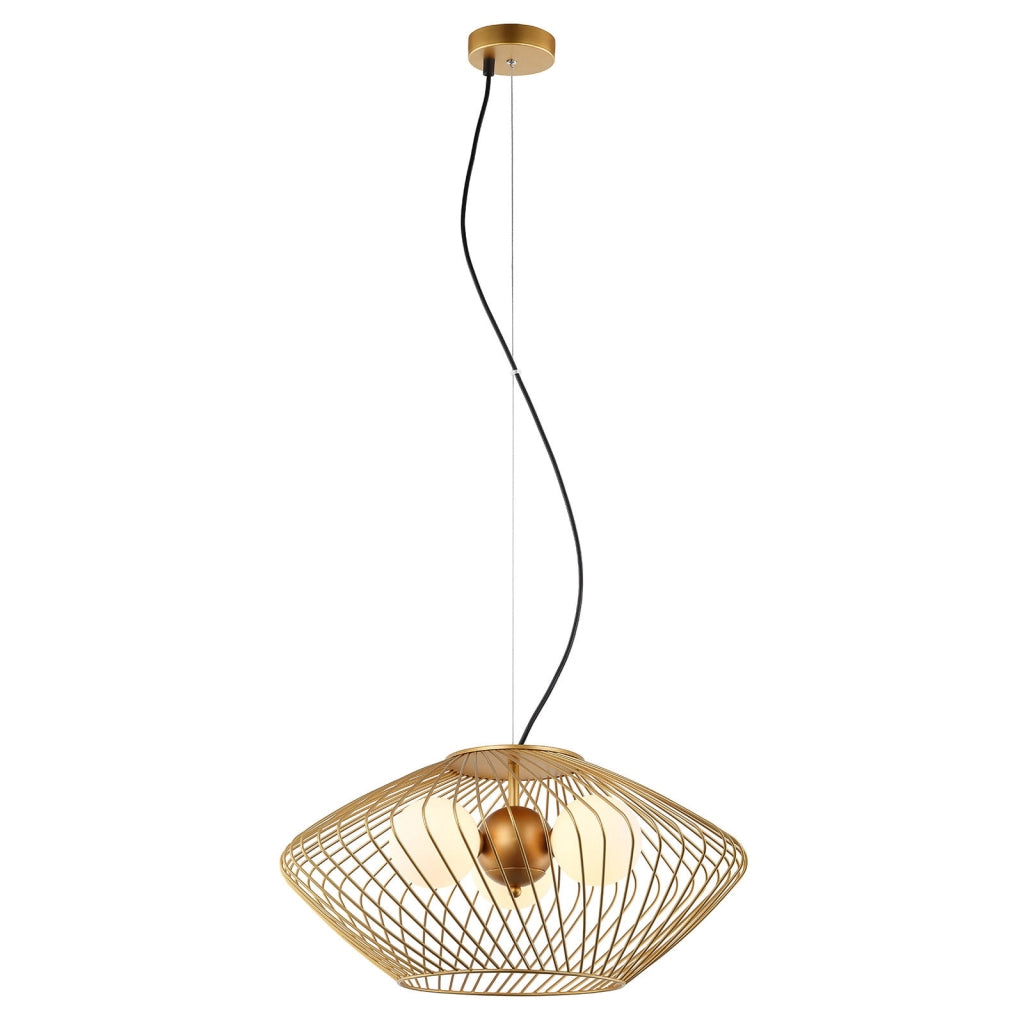 Lampadario Italux Zeno moderno oro/bianco 3xG9 MDM-3845-3GD