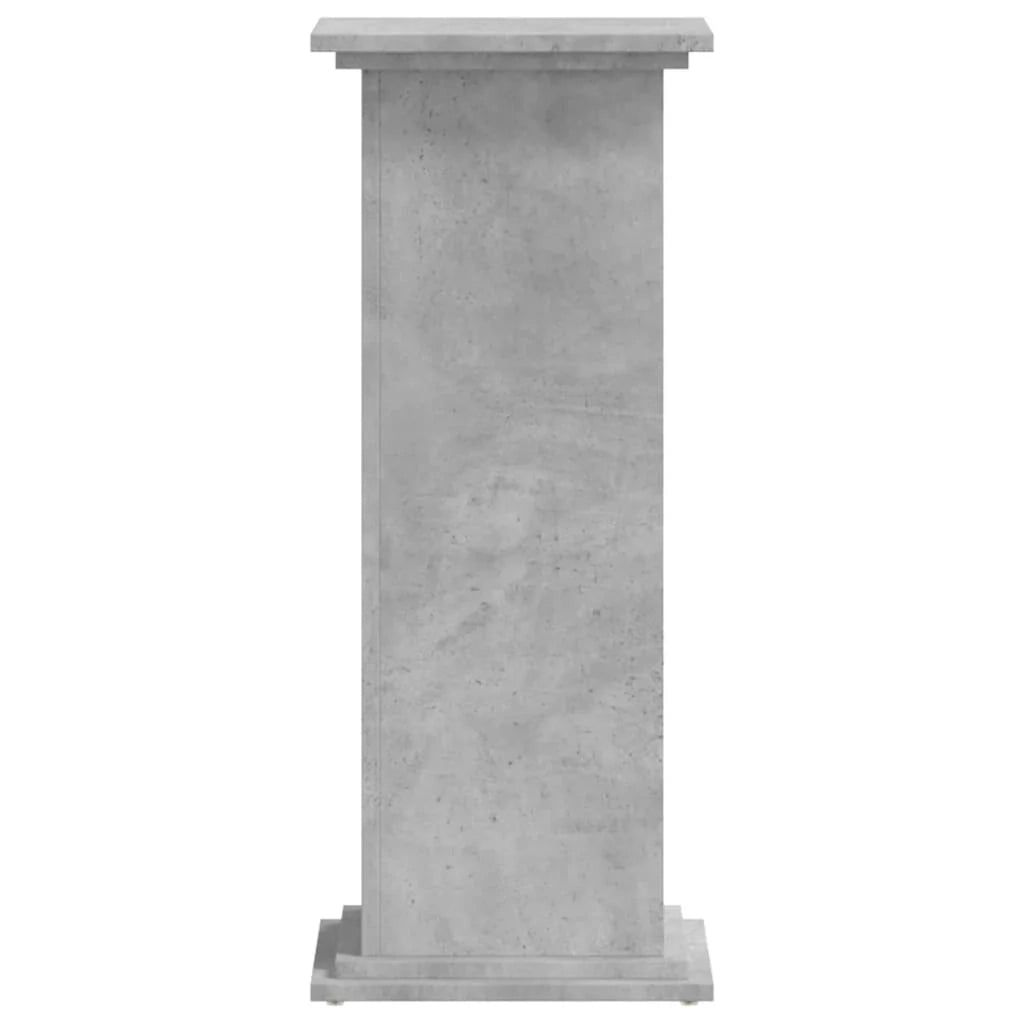 Portavasi mobiletto portafiori 33 x 33 x 80 cm legno ingegnerizzato grigio 02_0045157