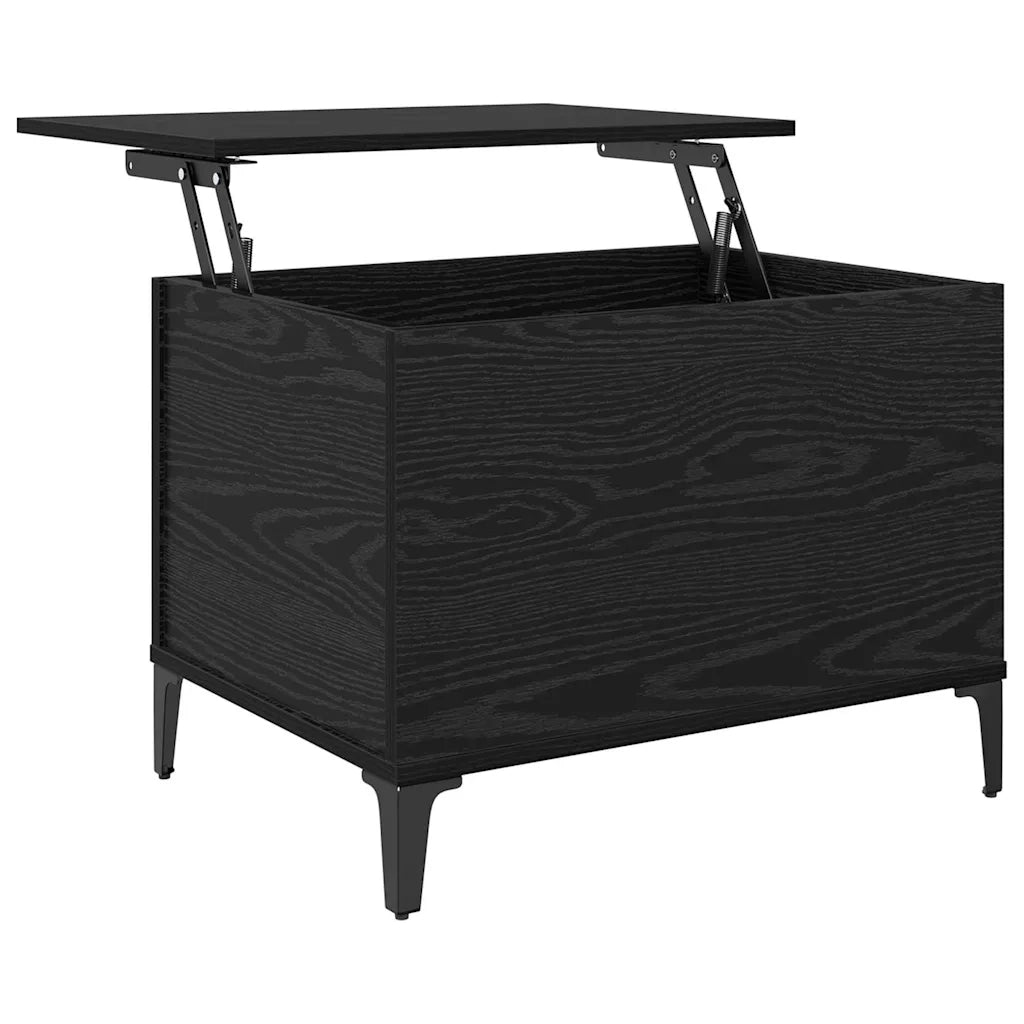Tavolino da salotto Rovere Nero 60 x 44,5 x 45 cm