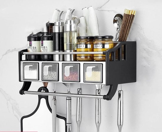 Sistema di carico per spezie organizzatore cucina
Sistema di carico per spezie contenitore di spezie carico
Organizzatore cucina multifunzionale con contenitore di spezie e piano di lavoro con contenitore per utensili