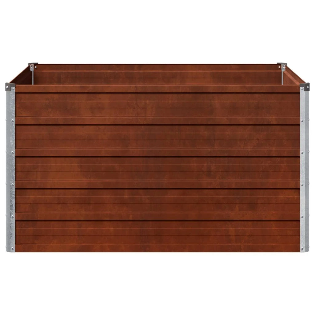 Letto rialzato da giardino Ruggine 100 x 80 x 55 cm cartone 8006391