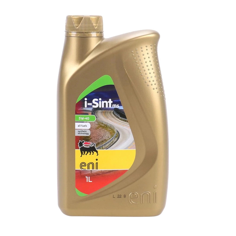 Trade Shop - Olio Motore Sintetico Lubrificante Auto Acea A3 B4 I-sint Ms Sae 1 Lt Eni/5w-40 -