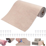 Krabbaplastico autoadesivo per gatti piastra per gatti per gatti per gatti protezione contro le unghie del gatto banco gatto con 30 punteruole (3 m x 0,4 m, Khaki)