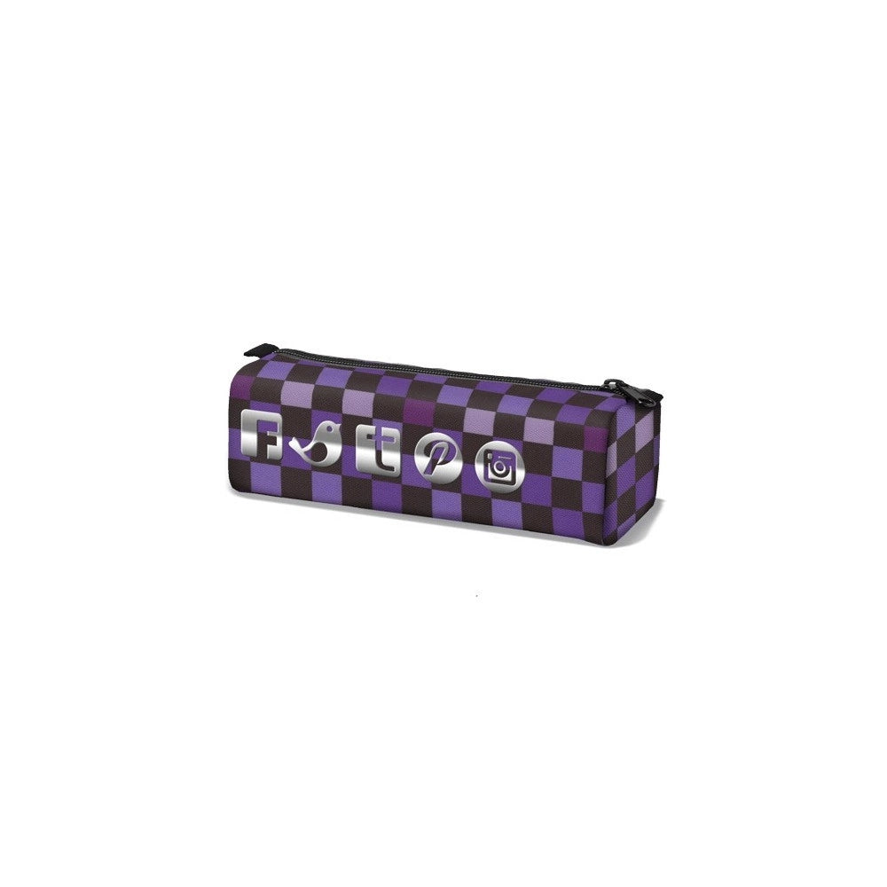 Trade Shop - Astuccio Kookie Ska Gut Bauletto Quadrato Scuola Ragazzi Ragazze 3 Modelli -