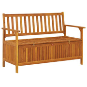 Cassapanca da Giardino 120 cm in Legno Massello di Acacia
