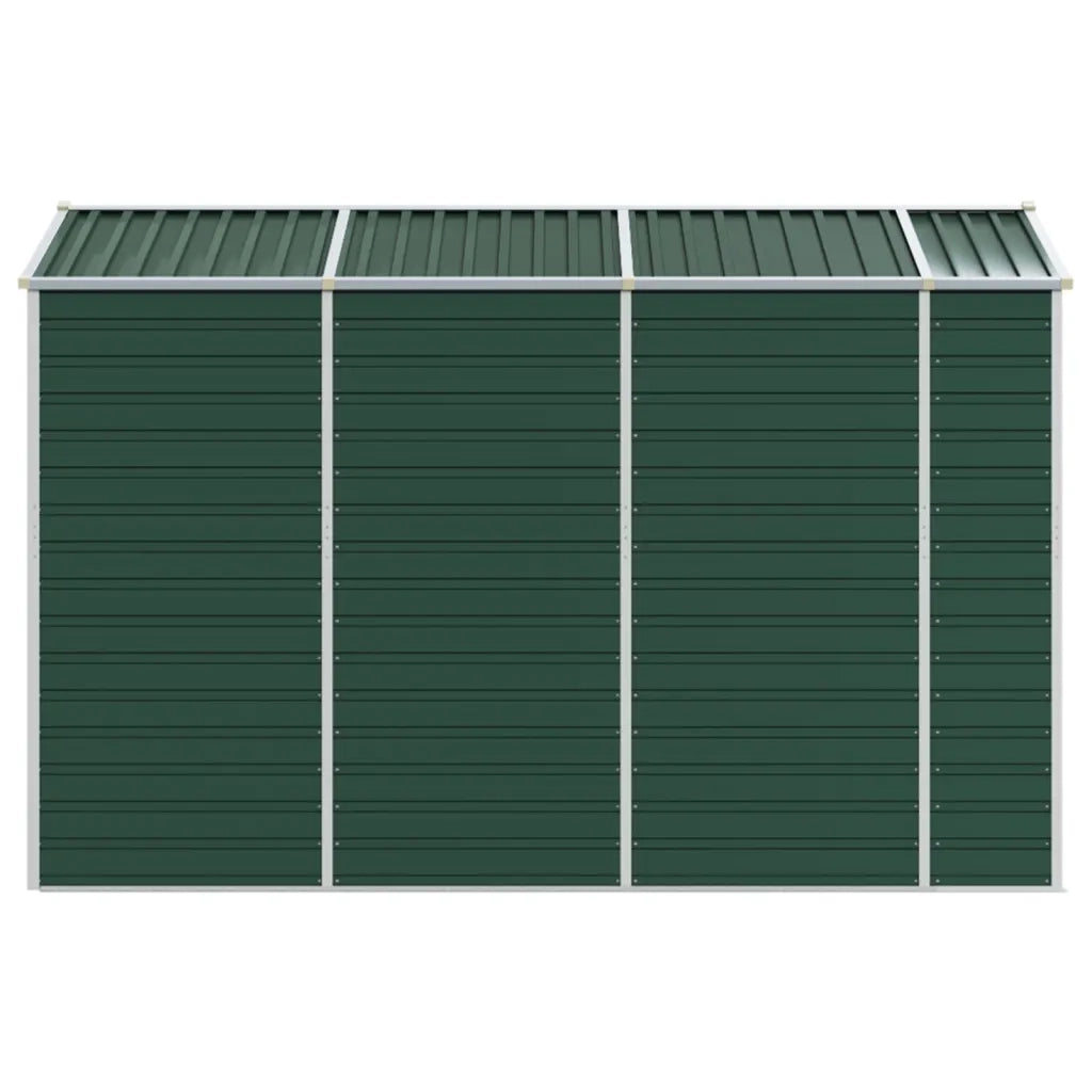 Casetta da giardino verde 191x300x198 cm in acciaio zincato 3188233