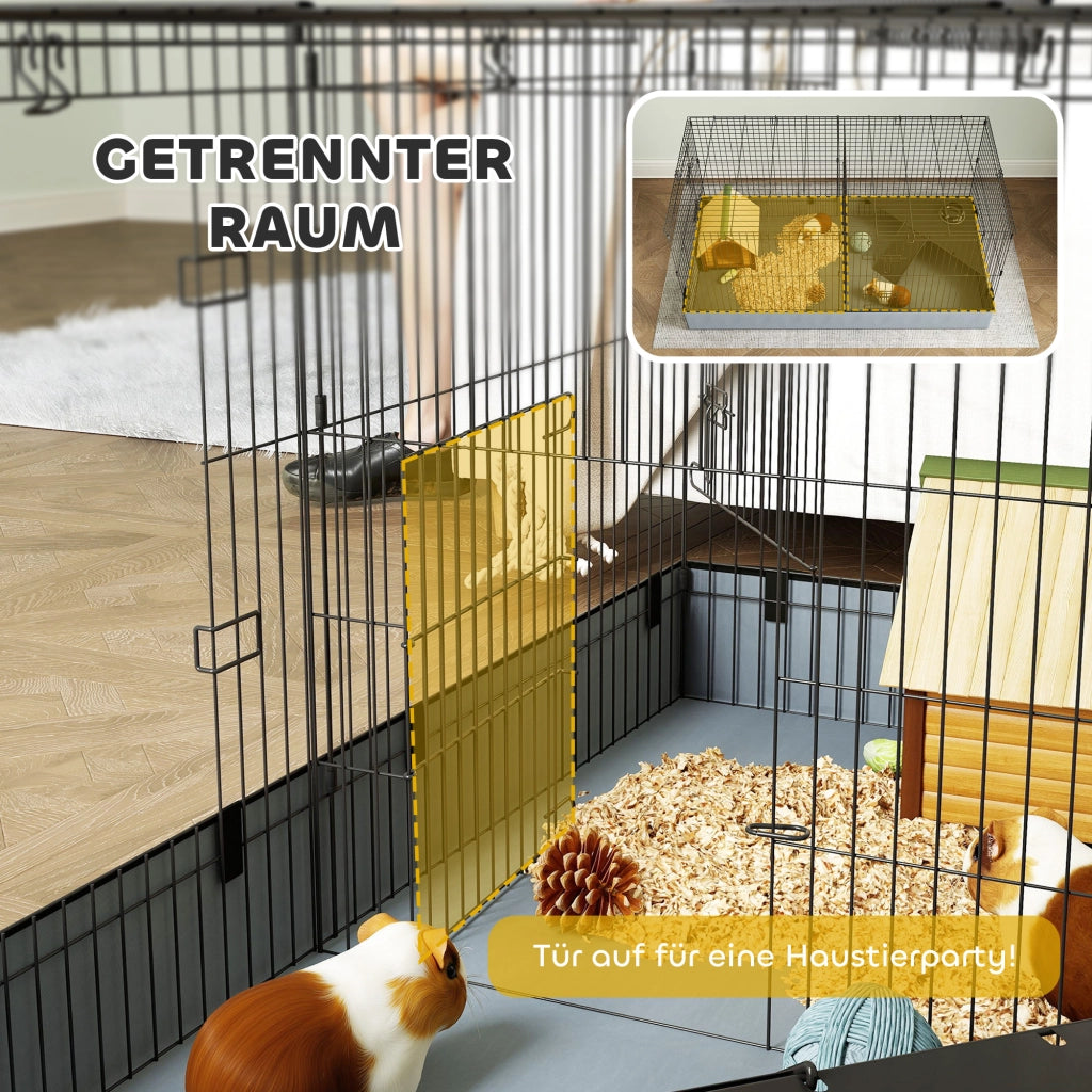 Gabbia per Criceti 2 in 1 ¨C Zephmum ¨C Nero