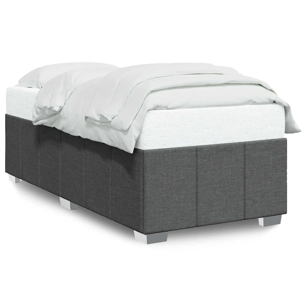 Giroletto senza Materasso Grigio Scuro 100x200 cm Tessuto 3284812