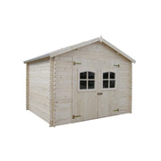 Casetta da giardino Ezooza in legno LIVIGNO, superficie totale 9.5 m² e spessore parete 28 mm Migliore offerta online
