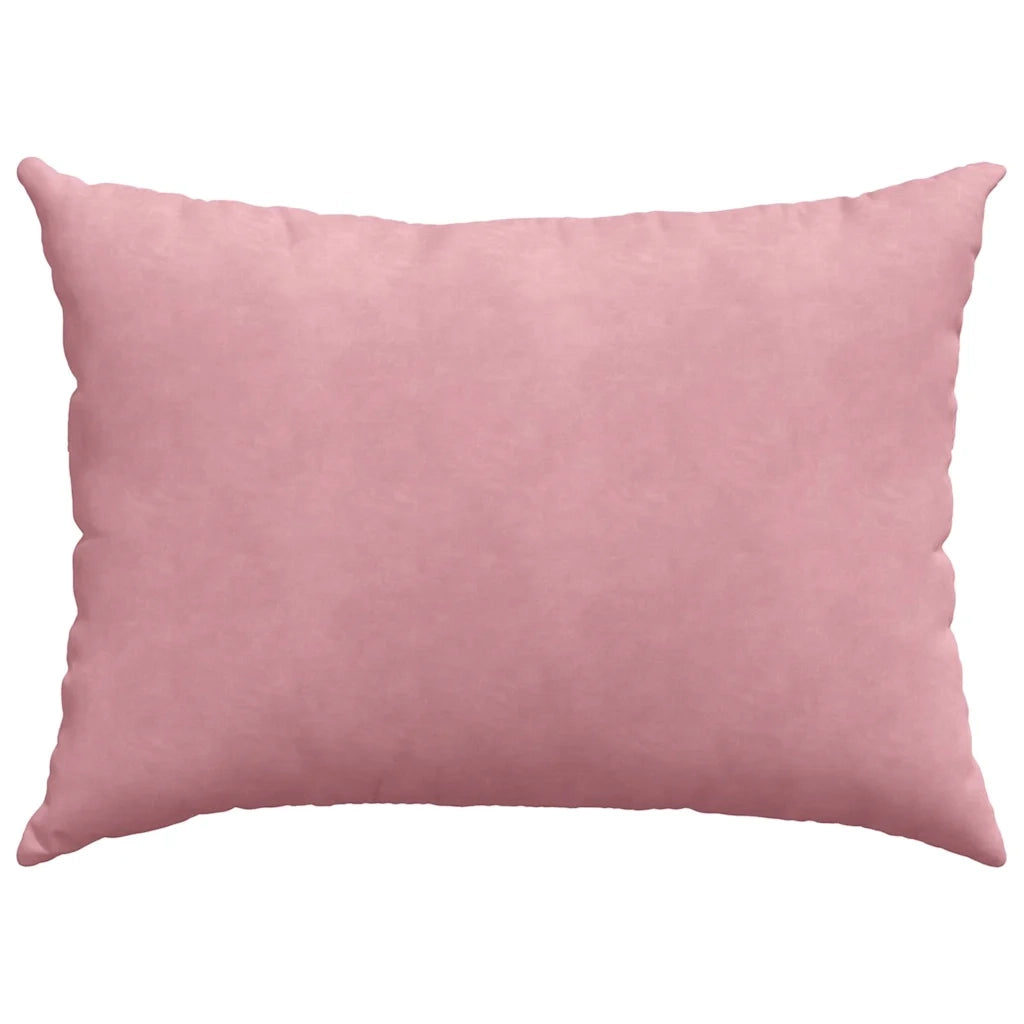 Cuscini da Divano 2 pz-Set di 2 Cuscini per Sofa Rosa 70 x 50 cm Tessuto in Cords