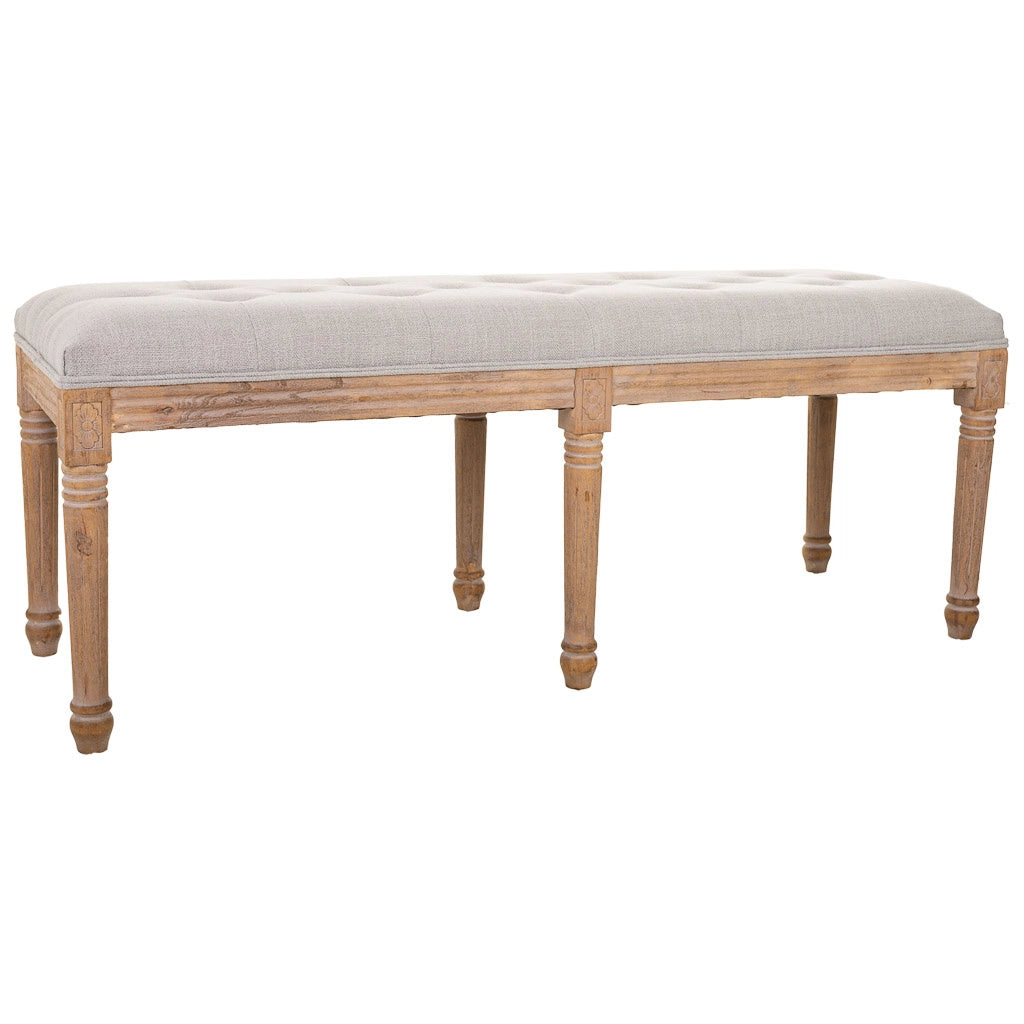 Panchina in legno marrone 122x41x48