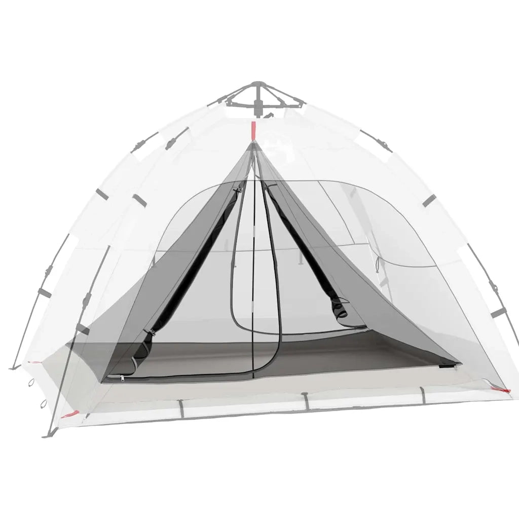 vidaXL Tenda interna Nero 240 x 160 x 133 cm Rete