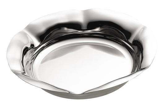 Centro Tavola Tondo in Acciaio Inox Eme Le Onde