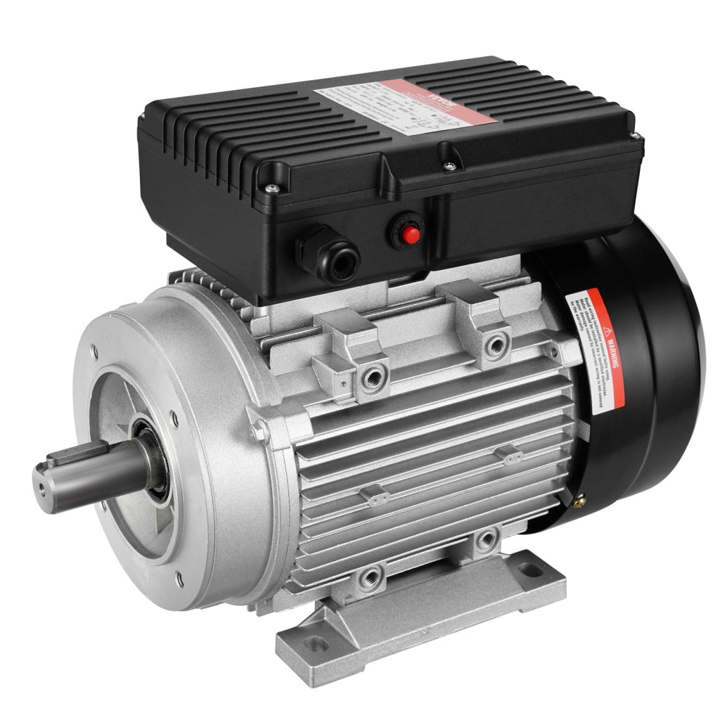 Motore Elettrico Monofase ML90S-2 1,1kW 2800 Giri/min AC 220-240V Telaio B34 Albero 24mm Rotazione CW/CCW per Compressore e Fai da Te