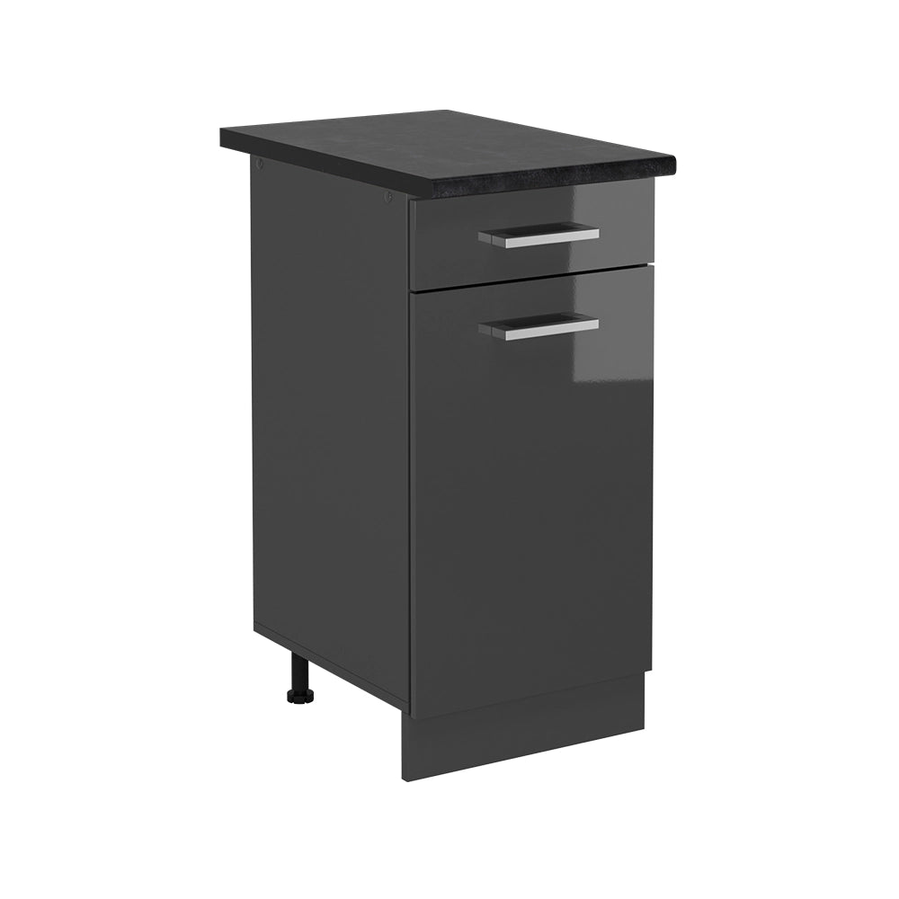 Vicco Mobiletto base per cucina Antracite lucido 40 cm , PL Antracite